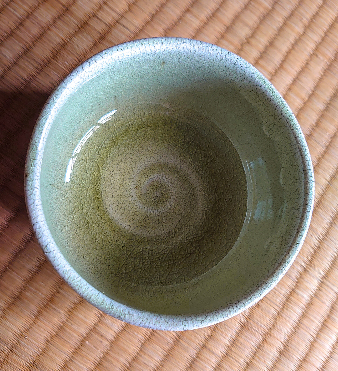 Green Matcha Drinking Bowl