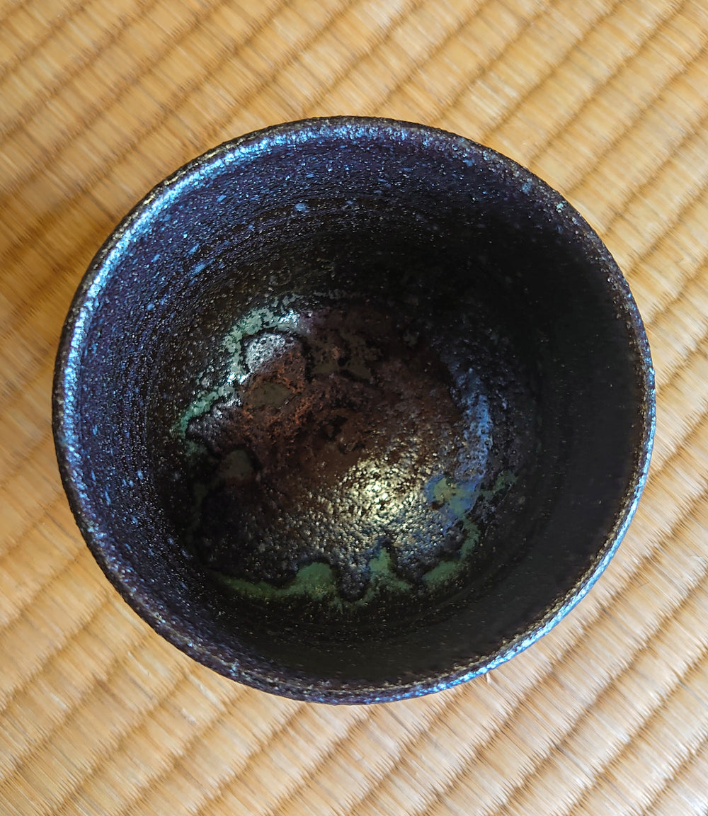 Matcha Mug - Black with Green