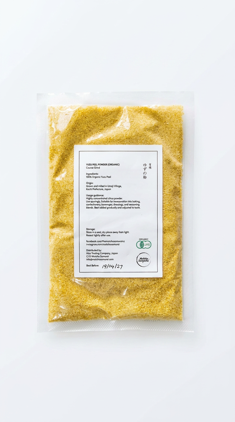 Yuzu Powder (Organic) Coarse Grind - 100g