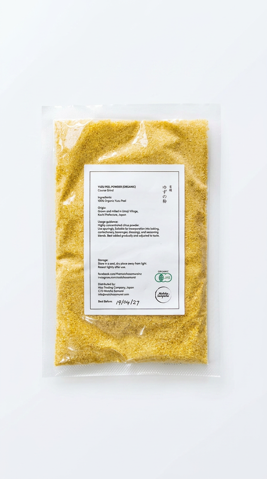Yuzu Powder (Organic) Coarse Grind - 100g