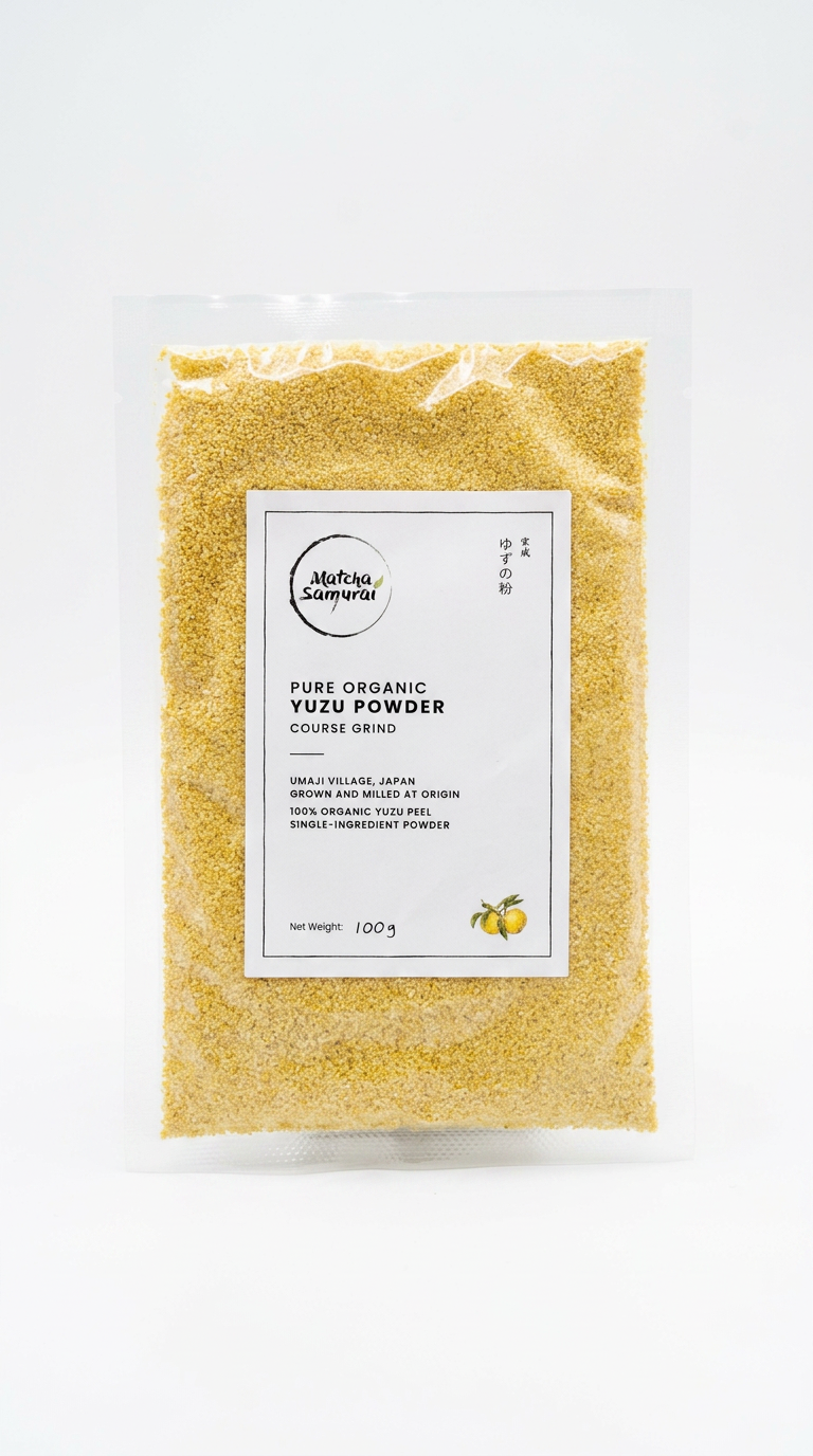 Yuzu Powder (Organic) Coarse Grind - 100g